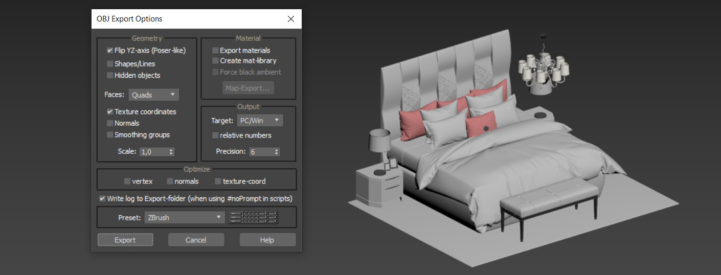 export archicad to obj