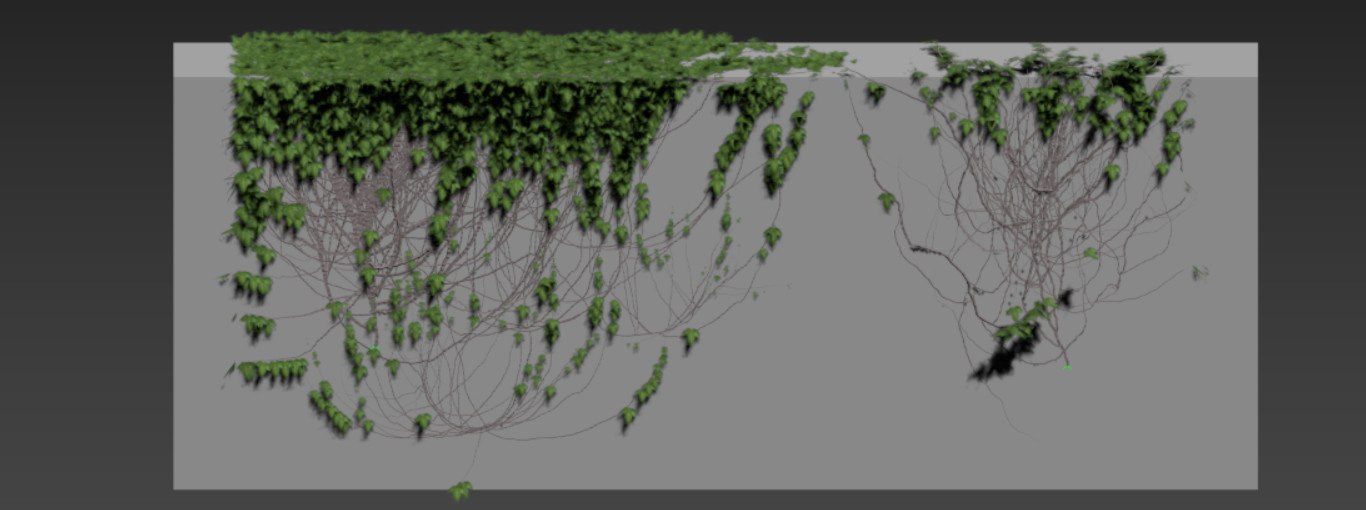 Как вырастить плющ с помощью Ivy Generator. 3ds Max