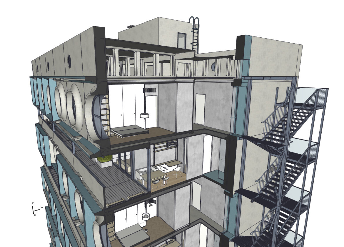В ARCHICAD разрез здания позволяет наглядно оценить результат проектирования.