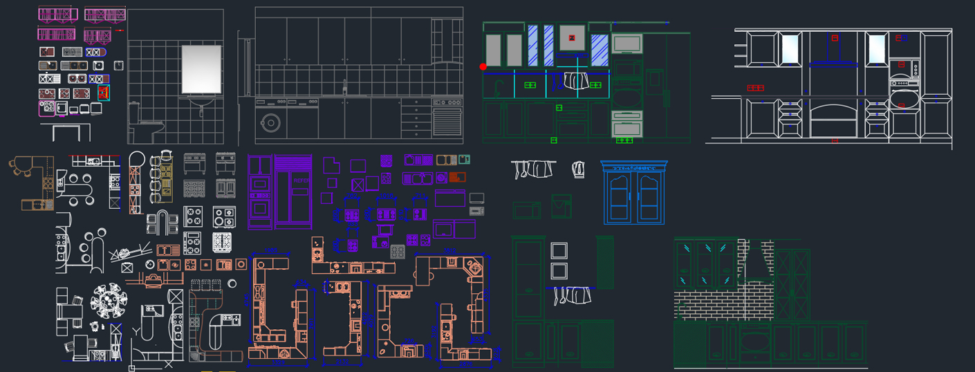 Блоки мебели для autocad 3d