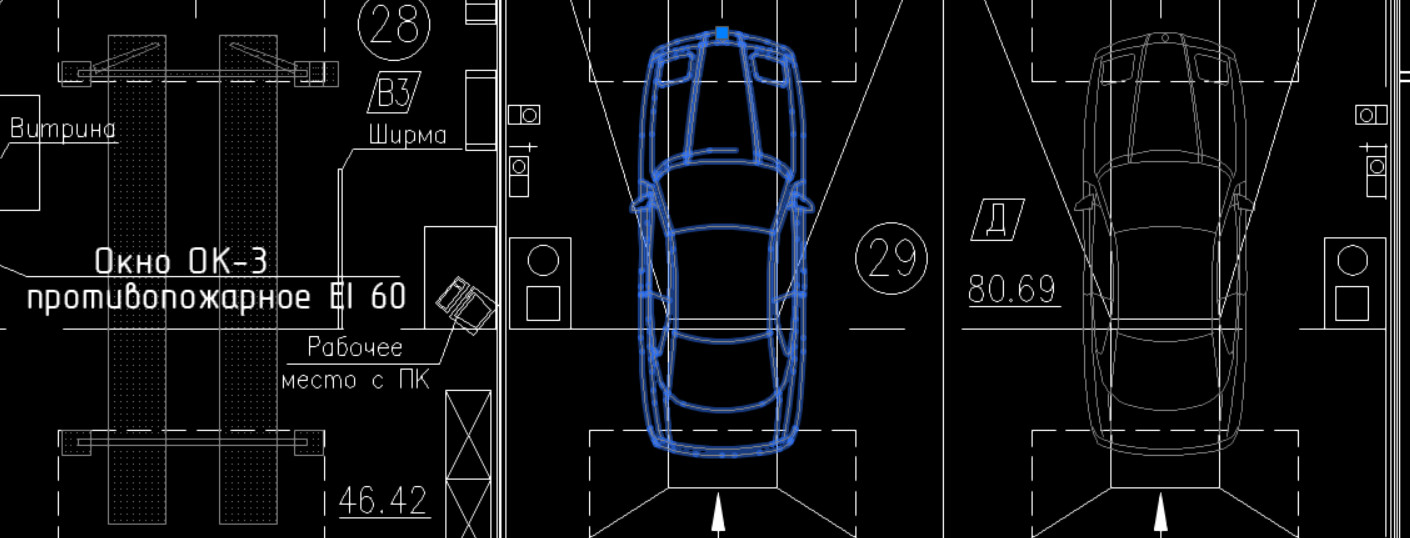 Как соединить две окружности автокад