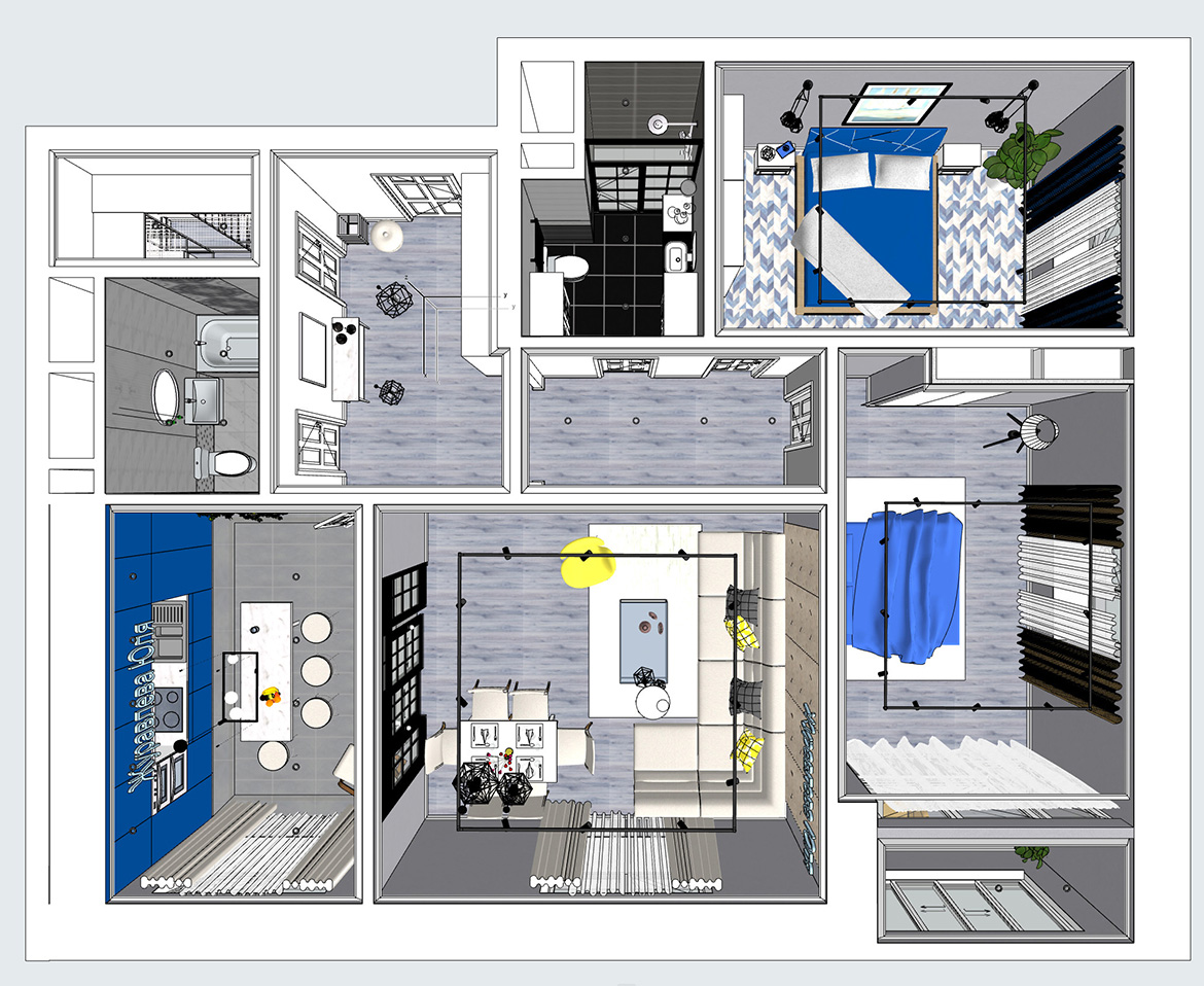 Проектирование интерьера в ARCHICAD