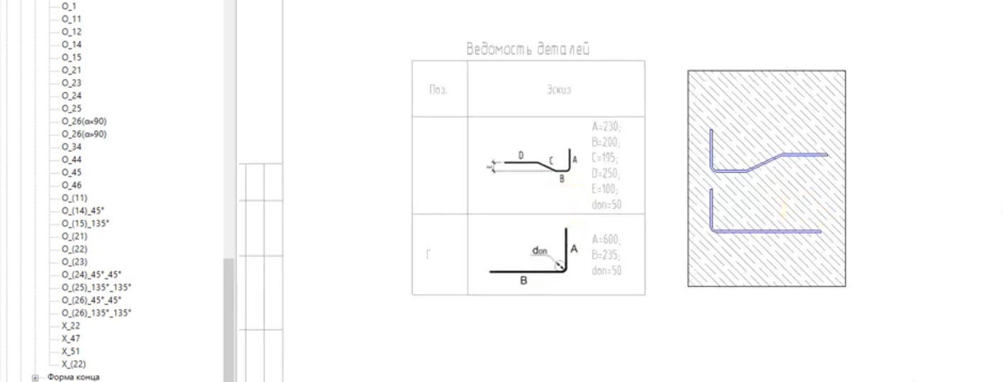 Новая форма арматурного стержня в Revit. Создание и использование в ведомости деталей