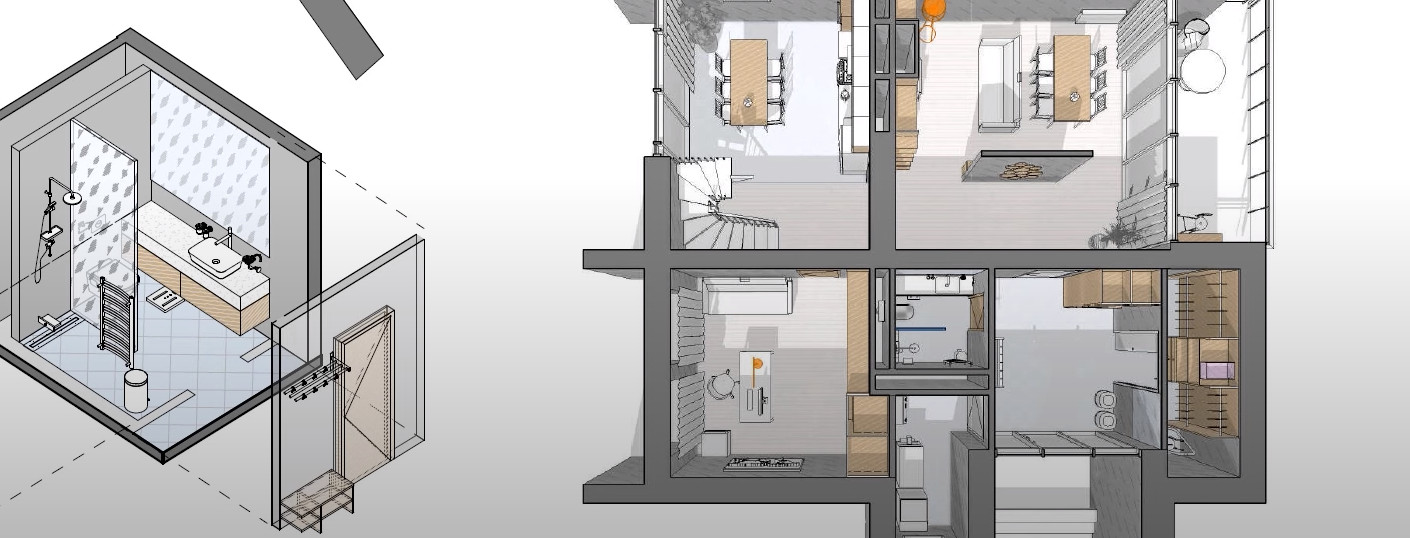 Базовая точка проекта в revit