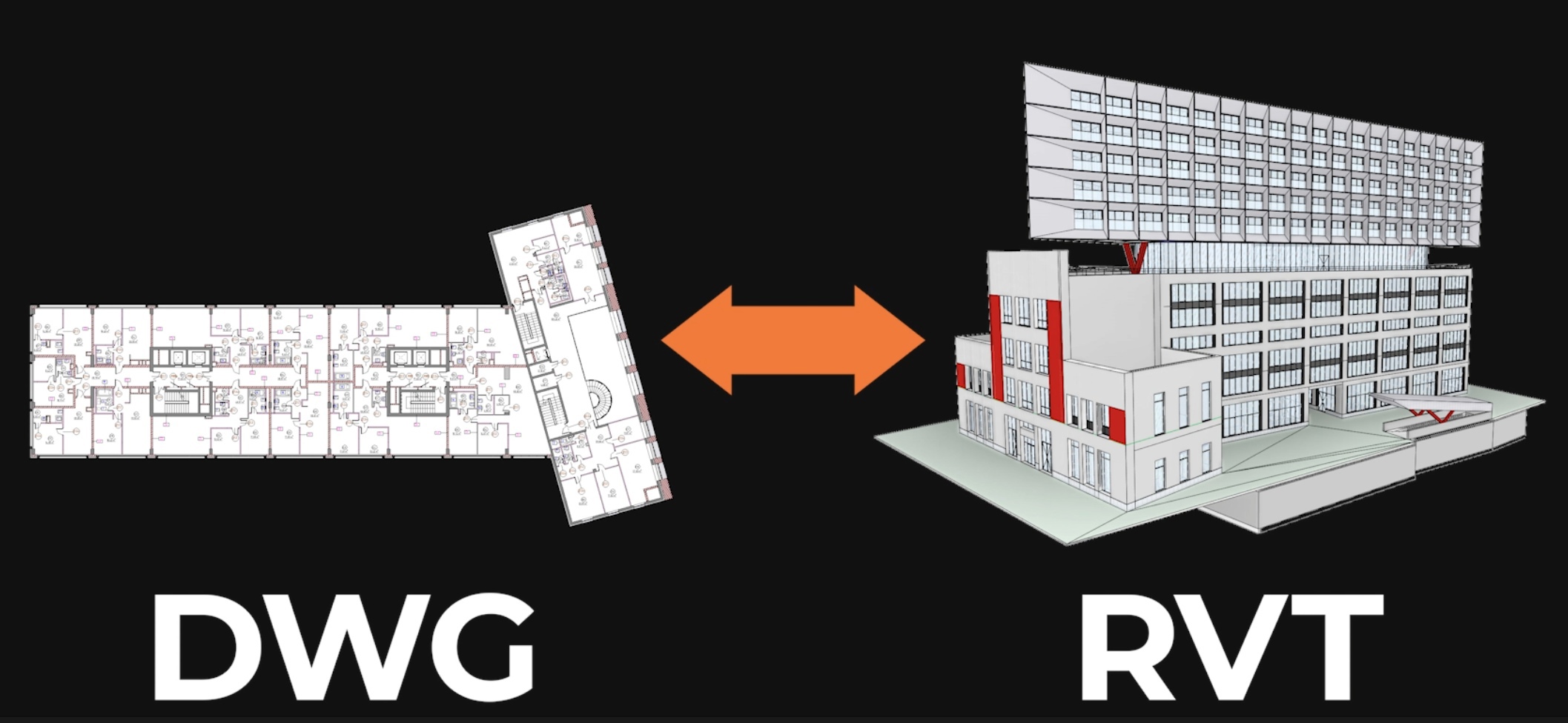 Импорт DWG в Revit