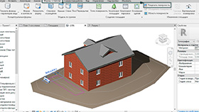 Построение генплана в Revit