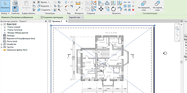 Вставка изображения в Revit